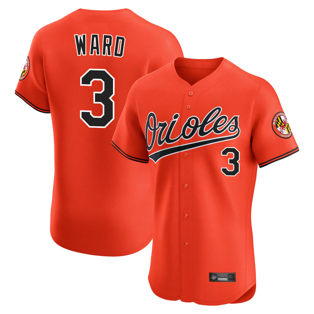 Arlishia B.Orioles #3 Taylor Ward Player Orange Limited Elite Home Game Stitched Jerseys
