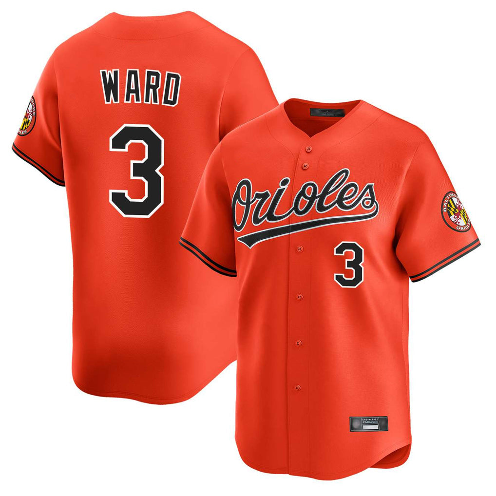Arlishia B.Orioles #3 Taylor Ward Player Orange Limited Home Game Stitched Jerseys