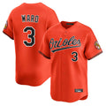 Arlishia B.Orioles #3 Taylor Ward Player Orange Limited Home Game Stitched Jerseys