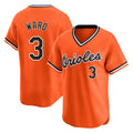 Arlishia B.Orioles #3 Taylor Ward Player Orange T-shirt Limited Home Game Stitched Jerseys