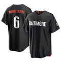 Arlishia B.Orioles #6 Ryan Mountcastle Player Black City Connect Home Game Stitched Jerseys