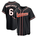 Arlishia B.Orioles #6 Ryan Mountcastle Player Black Out Home Game Stitched Jerseys