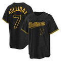 Arlishia B.Orioles #7 Jackson Holliday Player Black Snake Skin City Home Game Stitched Jerseys