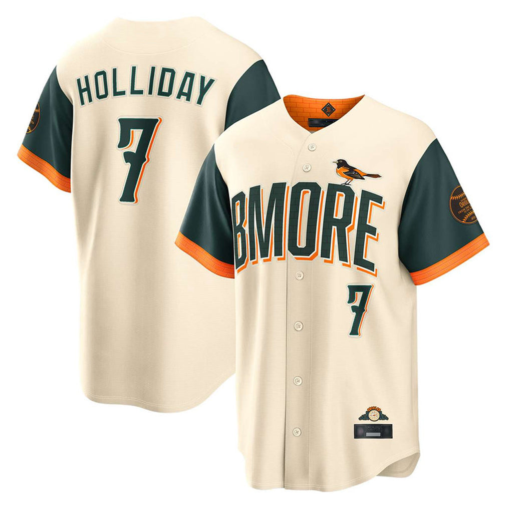 Arlishia B.Orioles #7 Jackson Holliday Player Cream 2026 City Connect Home Game Stitched Jerseys