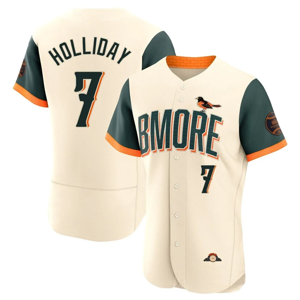 Arlishia B.Orioles #7 Jackson Holliday Player Cream 2026 City Connect Limited Elite Home Game Stitched Jerseys
