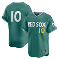 Arlishia B.Red Sox #10 Trevor Story Player Green City Connect Limited Home Game Stitched Jerseys