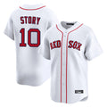 Arlishia B.Red Sox #10 Trevor Story Player White Limited Home Game Stitched Jerseys