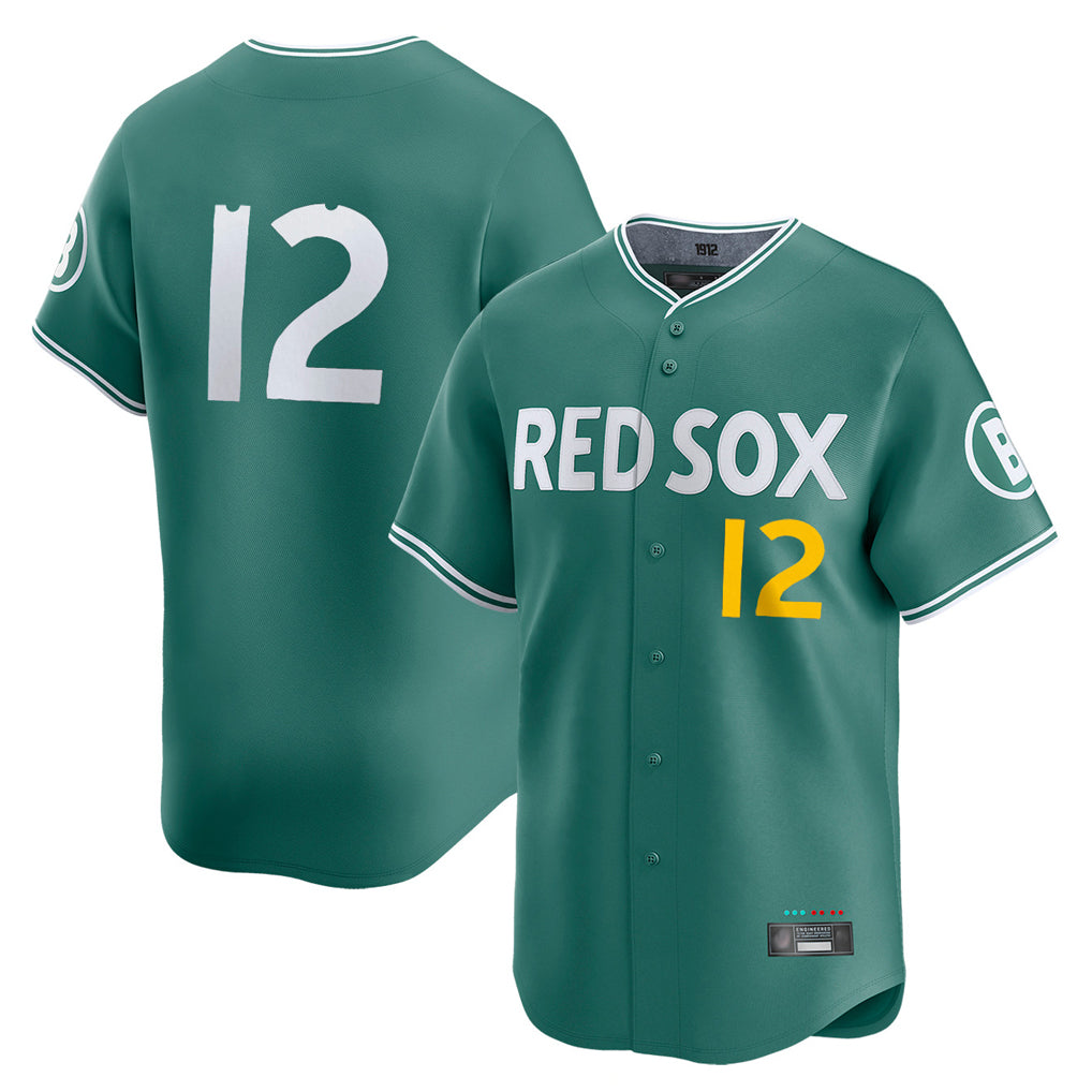 Arlishia B.Red Sox #12 Connor Wong Player Green City Connect Limited Home Game Stitched Jerseys