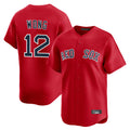 Arlishia B.Red Sox #12 Connor Wong Player Red Limited Home Game Stitched Jerseys