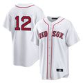 Arlishia B.Red Sox #12 Connor Wong Player White Home Game Stitched Jerseys