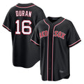 Arlishia B.Red Sox #16 Jarren Duran Player Black Out Home Game Stitched Jerseys