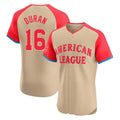 Arlishia B.Red Sox #16 Jarren Duran Player Cream All-Star Short-Sleeved Limited Elite Home Game Stitched Jerseys
