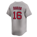 Arlishia B.Red Sox #16 Jarren Duran Player Gray Road Limited Home Game Stitched Jerseys