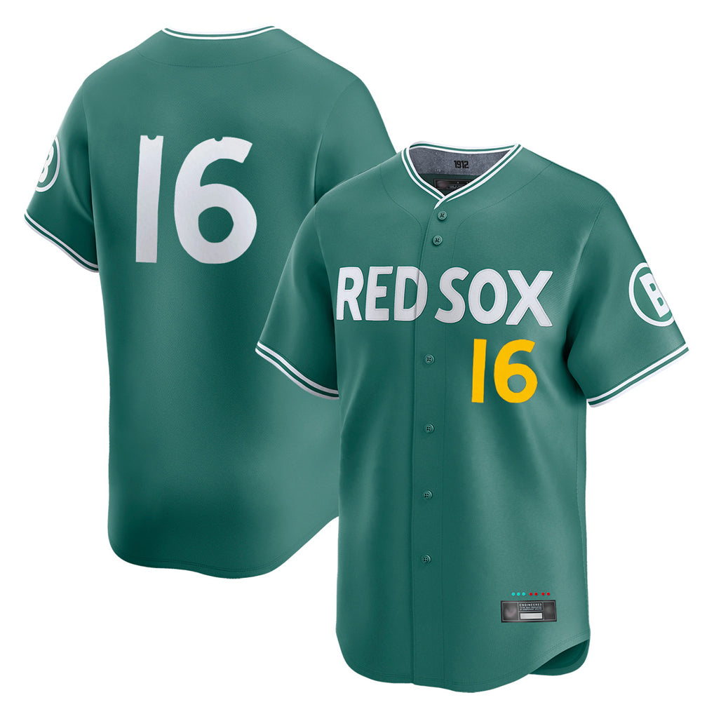 Arlishia B.Red Sox #16 Jarren Duran Player Green City Connect Limited Home Game Stitched Jersey