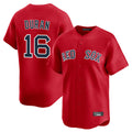 Arlishia B.Red Sox #16 Jarren Duran Player Red Limited Home Game Stitched Jersey