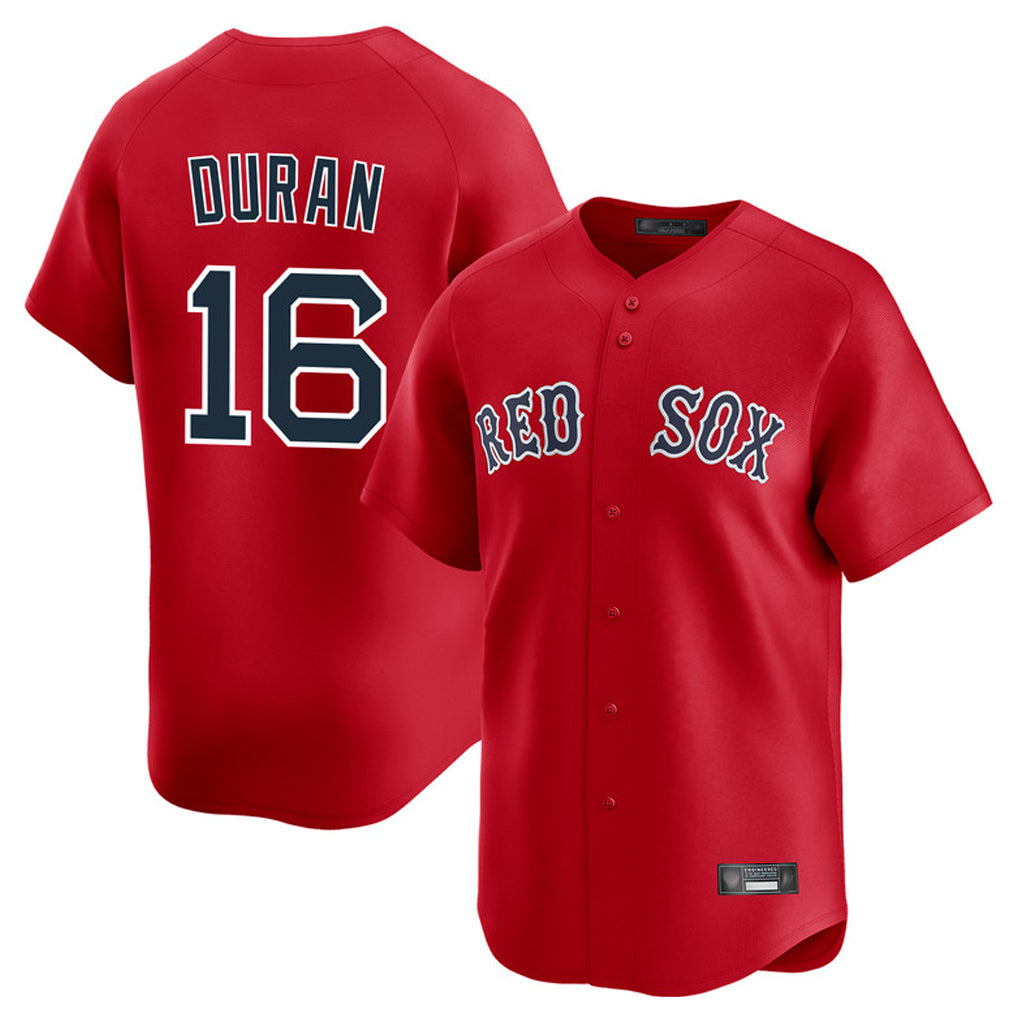 Arlishia B.Red Sox #16 Jarren Duran Player Red Limited Home Game Stitched Jersey