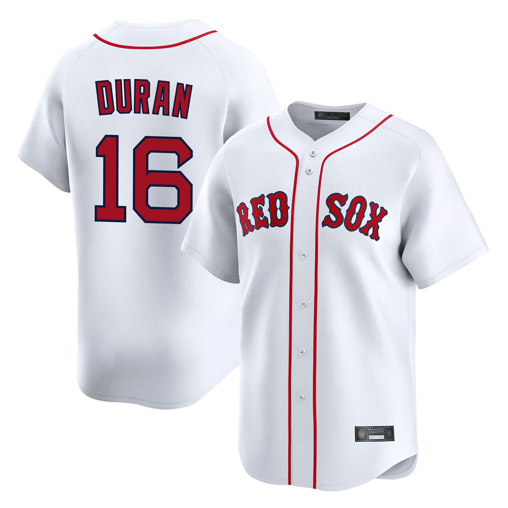 Arlishia B.Red Sox #16 Jarren Duran Player White Limited Home Game Stitched Jersey