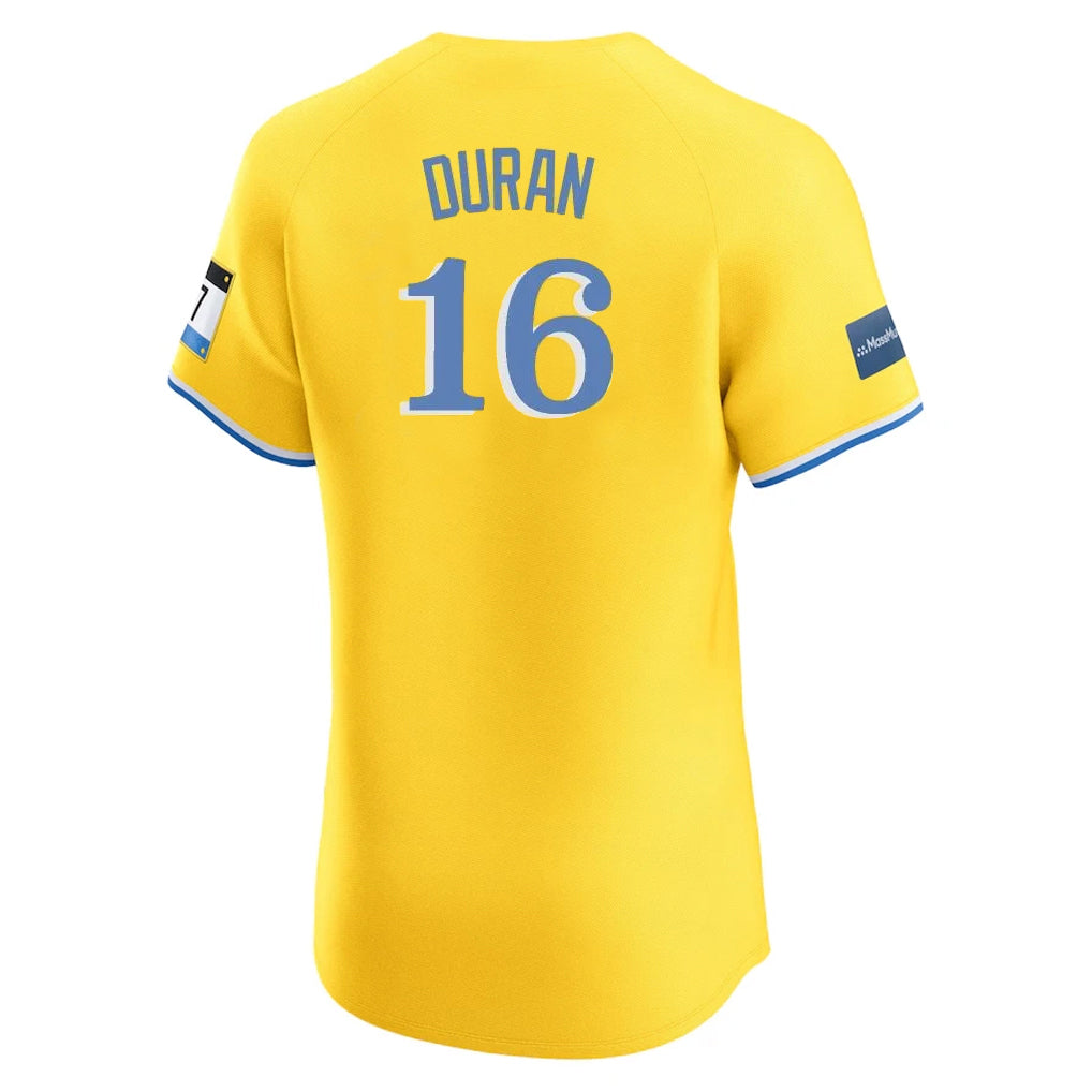 Arlishia B.Red Sox #16 Jarren Duran Player Yellow Limited Elite Home Game Stitched Jerseys