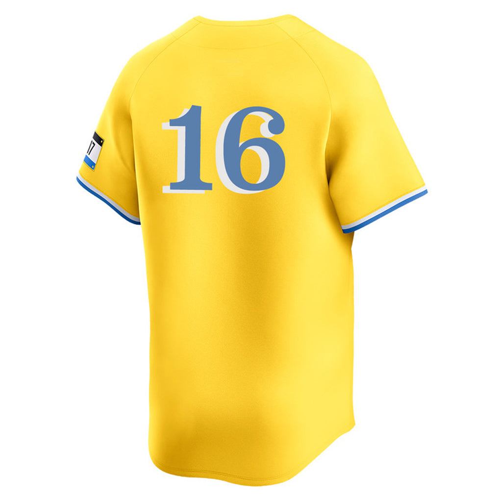Arlishia B.Red Sox #16 Jarren Duran Player Yellow Limited Home Game Stitched Jerseys