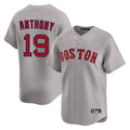 Arlishia B.Red Sox #19 Roman Anthony Player Gray Road Limited Home Game Stitched Jerseys