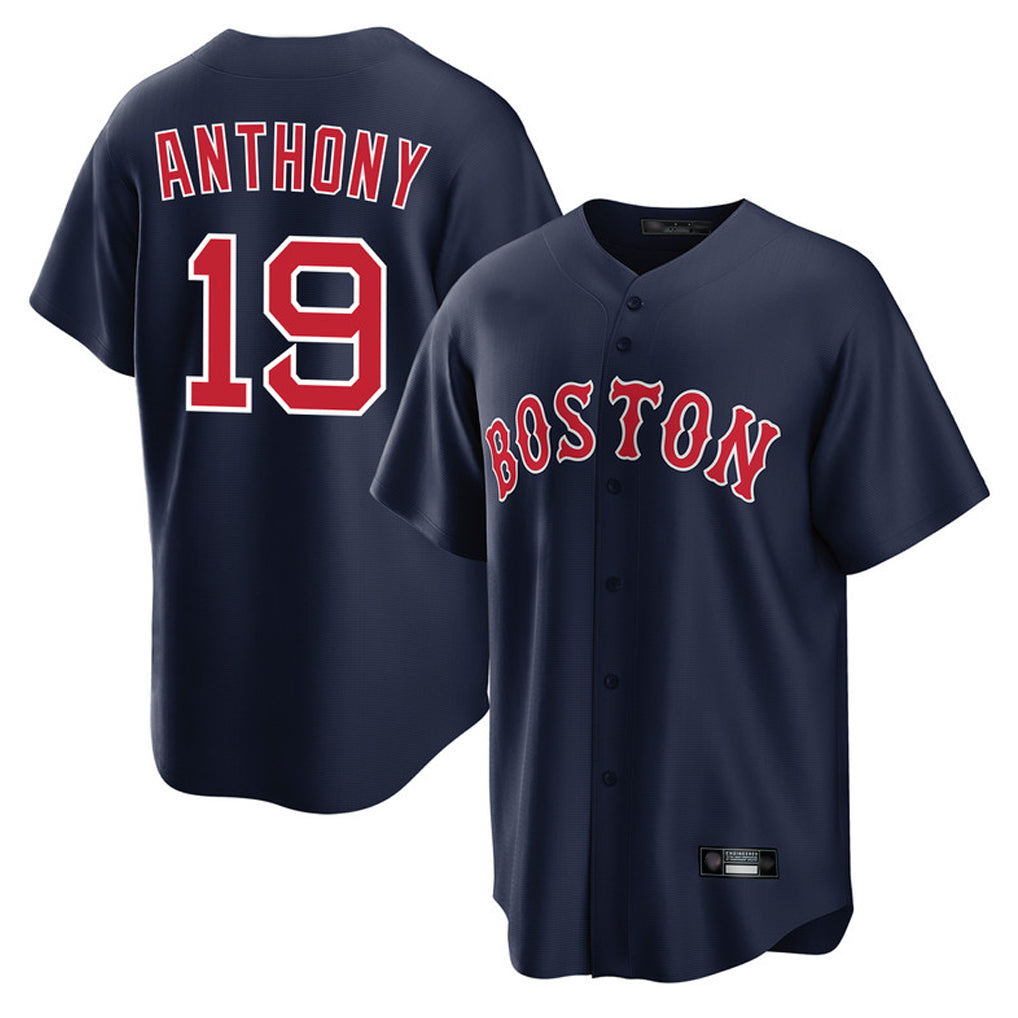 Arlishia B.Red Sox #19 Roman Anthony Player Navy Home Game Stitched Jerseys