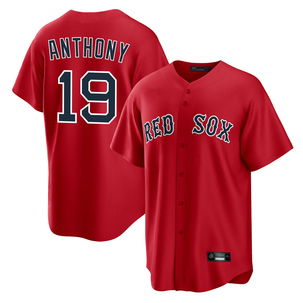 Arlishia B.Red Sox #19 Roman Anthony Player Red Home Game Stitched Jerseys