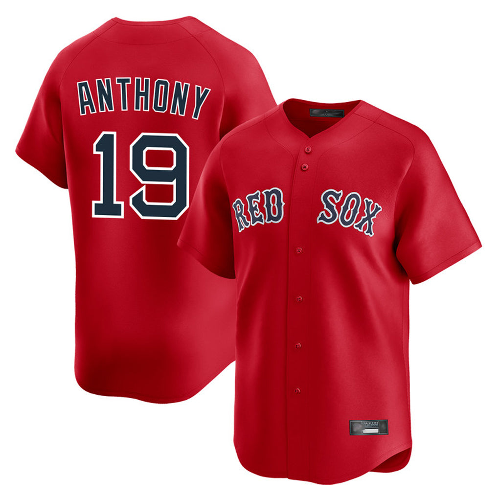 Arlishia B.Red Sox #19 Roman Anthony Player Red Limited Home Game Stitched Jerseys