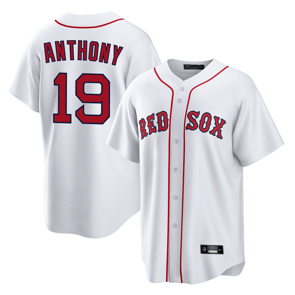 Arlishia B.Red Sox #19 Roman Anthony Player White Home Game Stitched Jerseys
