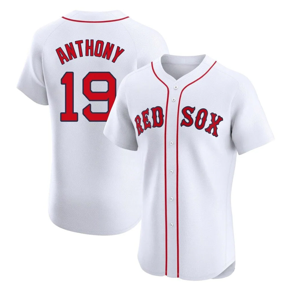Arlishia B.Red Sox #19 Roman Anthony Player White Limited Elite Home Game Stitched Jerseys