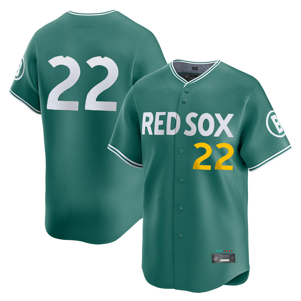 Arlishia B.Red Sox #22 Garrett Whitlock Player Green City Connect Limited Home Game Stitched Jerseys