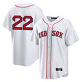 Arlishia B.Red Sox #22 Garrett Whitlock Player White Home Game Stitched Jerseys