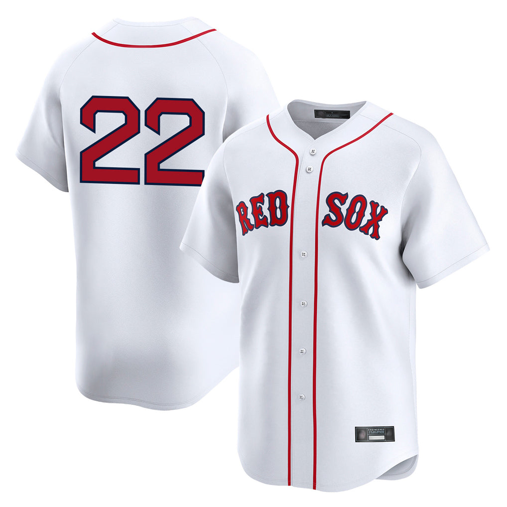Arlishia B.Red Sox #22 Garrett Whitlock Player White Limited Home Game Stitched Jerseys