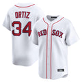 Arlishia B.Red Sox #34 David Ortiz Player White Limited Home Game Stitched Jerseys