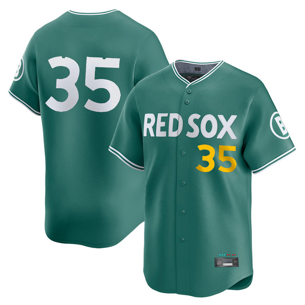 Arlishia B.Red Sox #35 Garrett Crochet Player Green City Connect Limited Home Game Stitched Jerseys