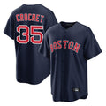 Arlishia B.Red Sox #35 Garrett Crochet Player Navy Home Game Stitched Jerseys