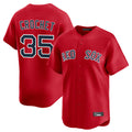 Arlishia B.Red Sox #35 Garrett Crochet Player Red Limited Home Game Stitched Jerseys
