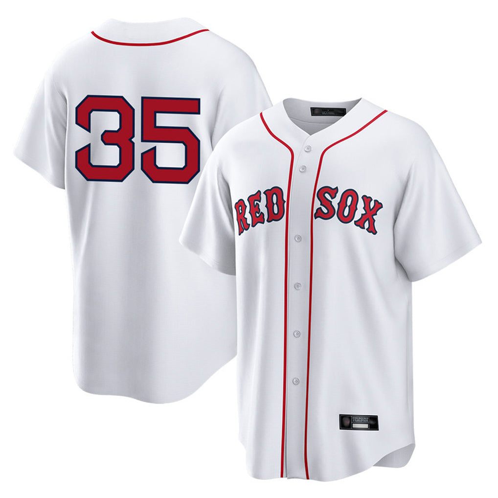 Arlishia B.Red Sox #35 Garrett Crochet Player White Home Game Stitched Jerseys