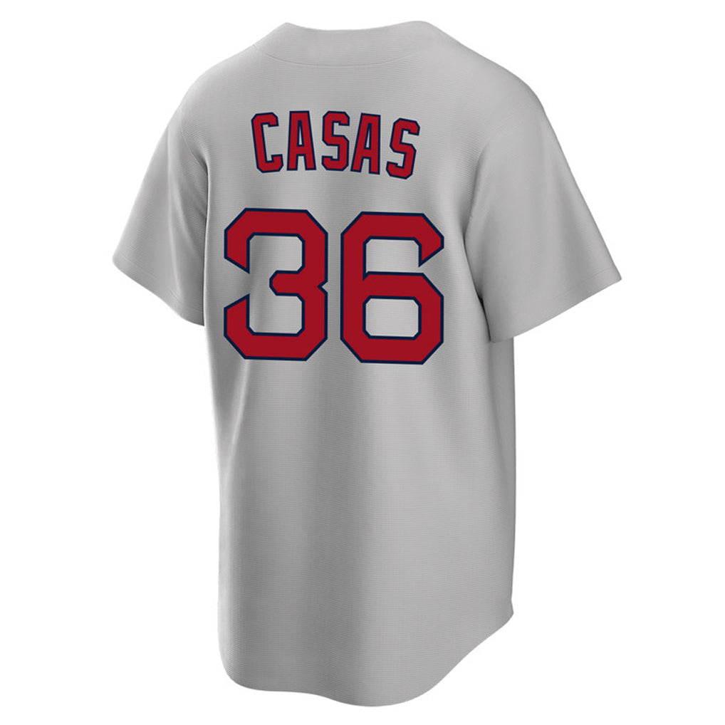 Arlishia B.Red Sox #36 Triston Casas Player Gray Road Home Game Stitched Jersey