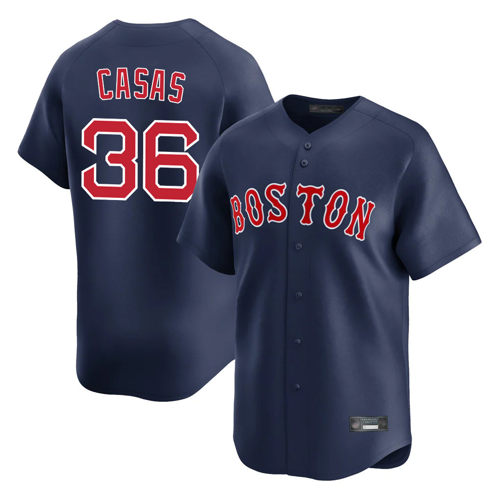 Arlishia B.Red Sox #36 Triston Casas Player Navy Limited Home Game Stitched Jersey