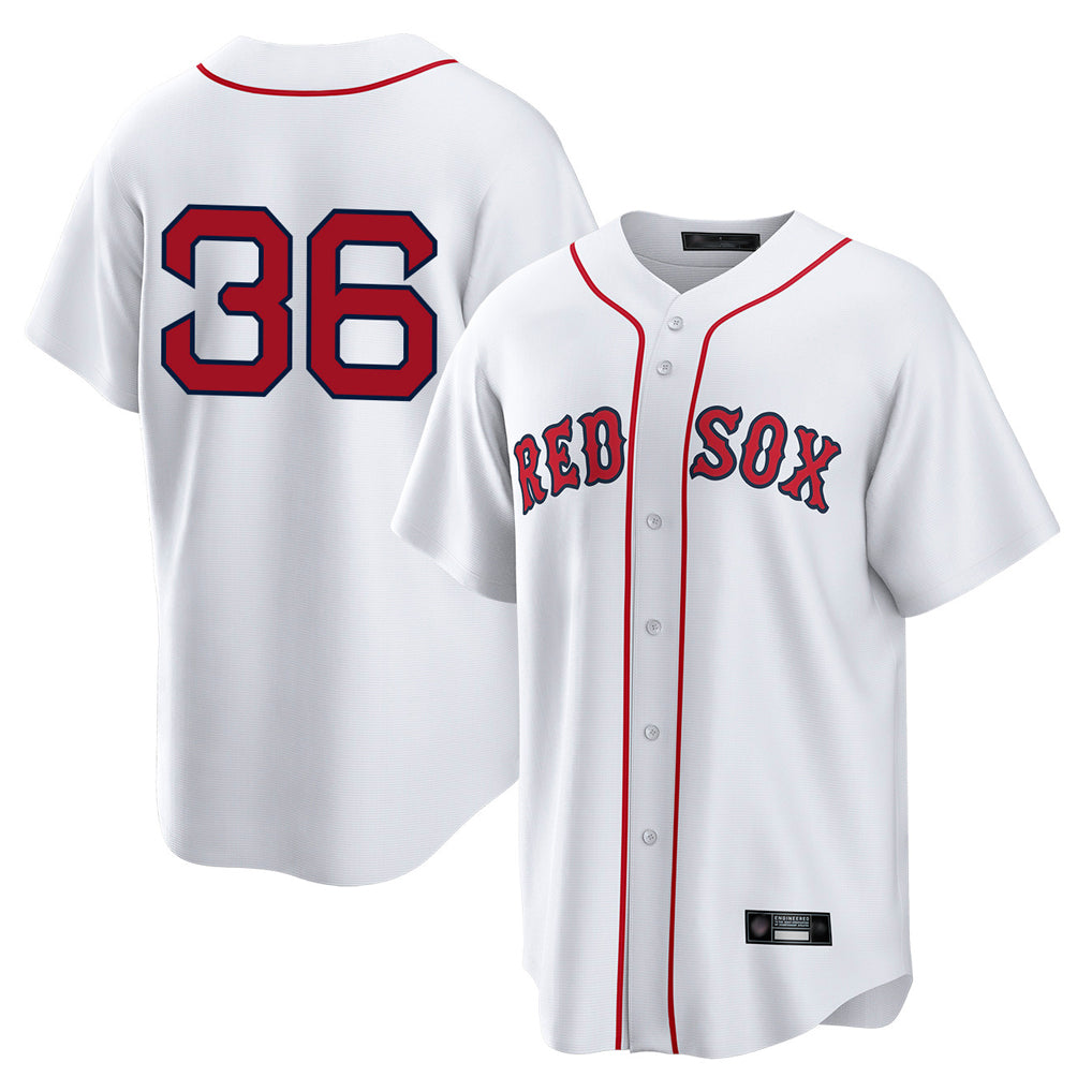 Arlishia B.Red Sox #36 Triston Casas Player White Home Game Stitched Jersey