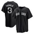 Arlishia B.Red Sox #3 Ceddanne Rafaela Player Black Home Game Stitched Jerseys