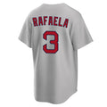 Arlishia B.Red Sox #3 Ceddanne Rafaela Player Gray Road Home Game Stitched Jerseys