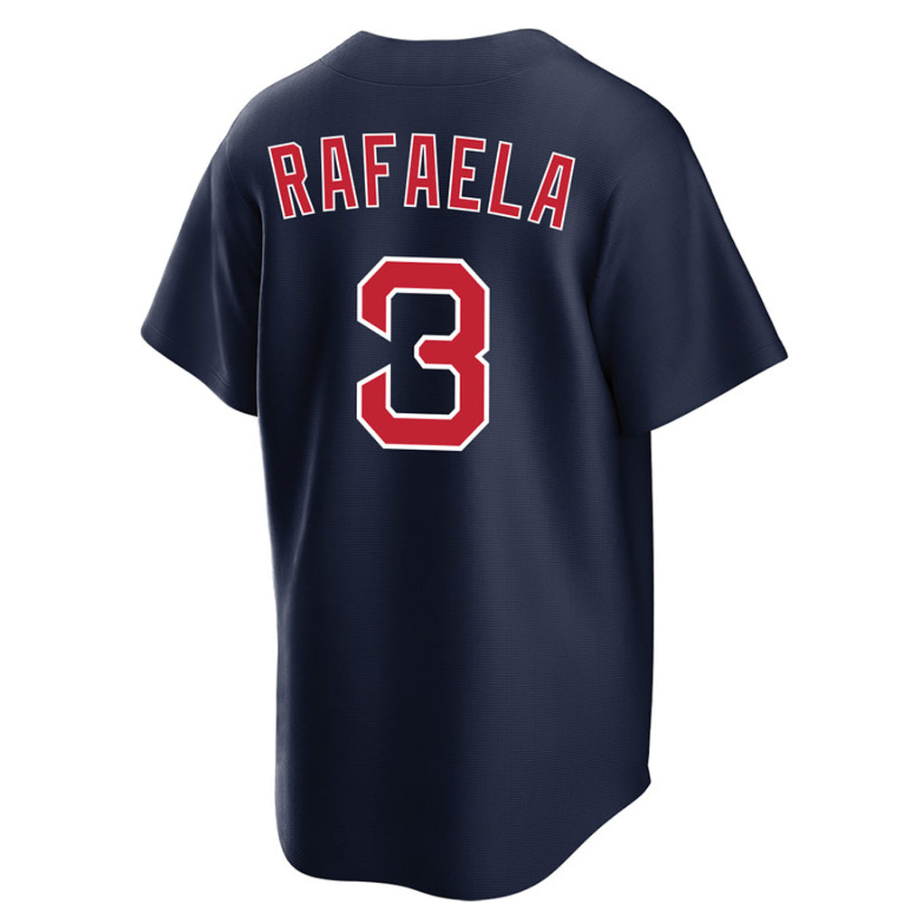 Arlishia B.Red Sox #3 Ceddanne Rafaela Player Navy Home Game Stitched Jerseys