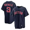 Arlishia B.Red Sox #3 Ceddanne Rafaela Player Navy Home Game Stitched Jersey