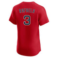 Arlishia B.Red Sox #3 Ceddanne Rafaela Player Red Limited Elite Home Game Stitched Jerseys