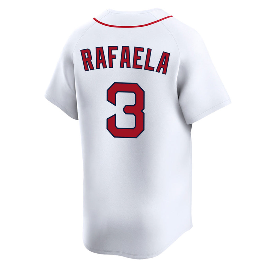 Arlishia B.Red Sox #3 Ceddanne Rafaela Player White Limited Home Game Stitched Jerseys