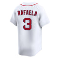 Arlishia B.Red Sox #3 Ceddanne Rafaela Player White Limited Home Game Stitched Jerseys