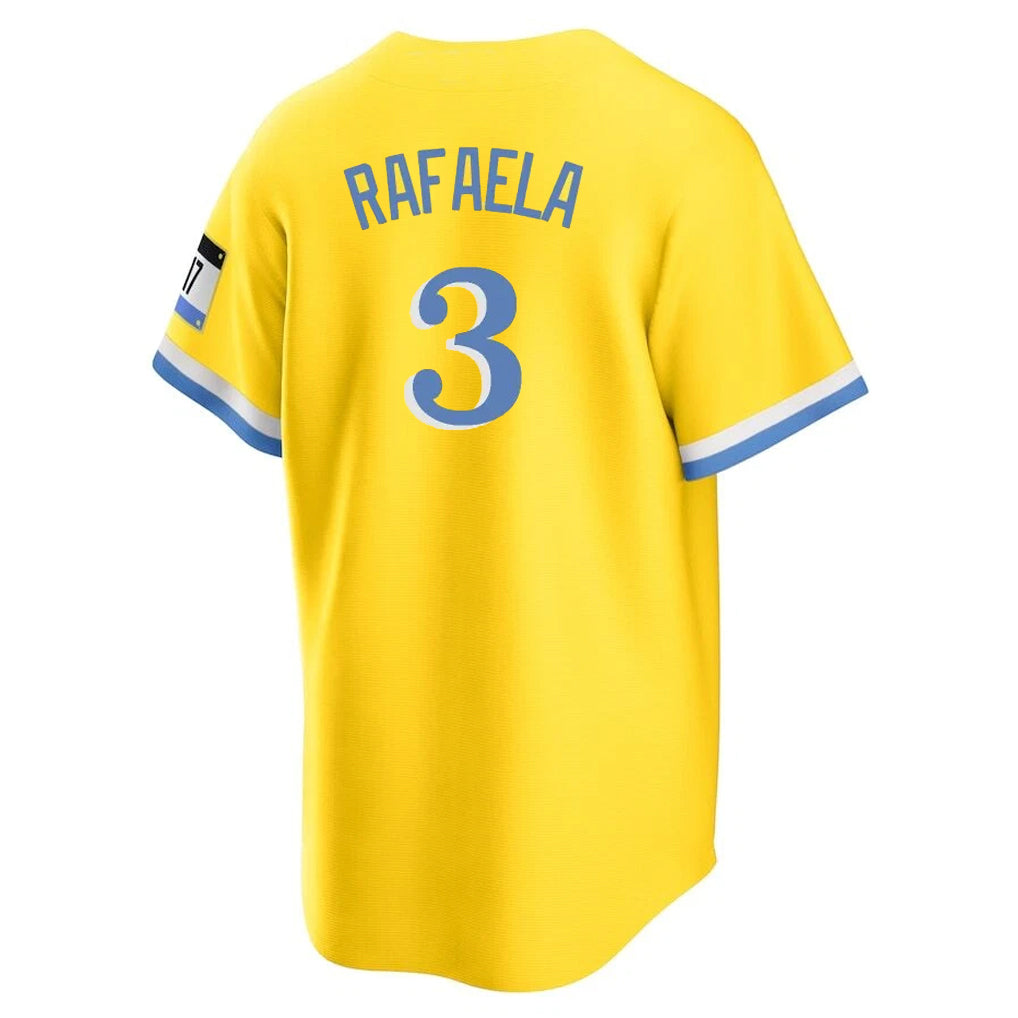 Arlishia B.Red Sox #3 Ceddanne Rafaela Player Yellow Home Game Stitched Jerseys