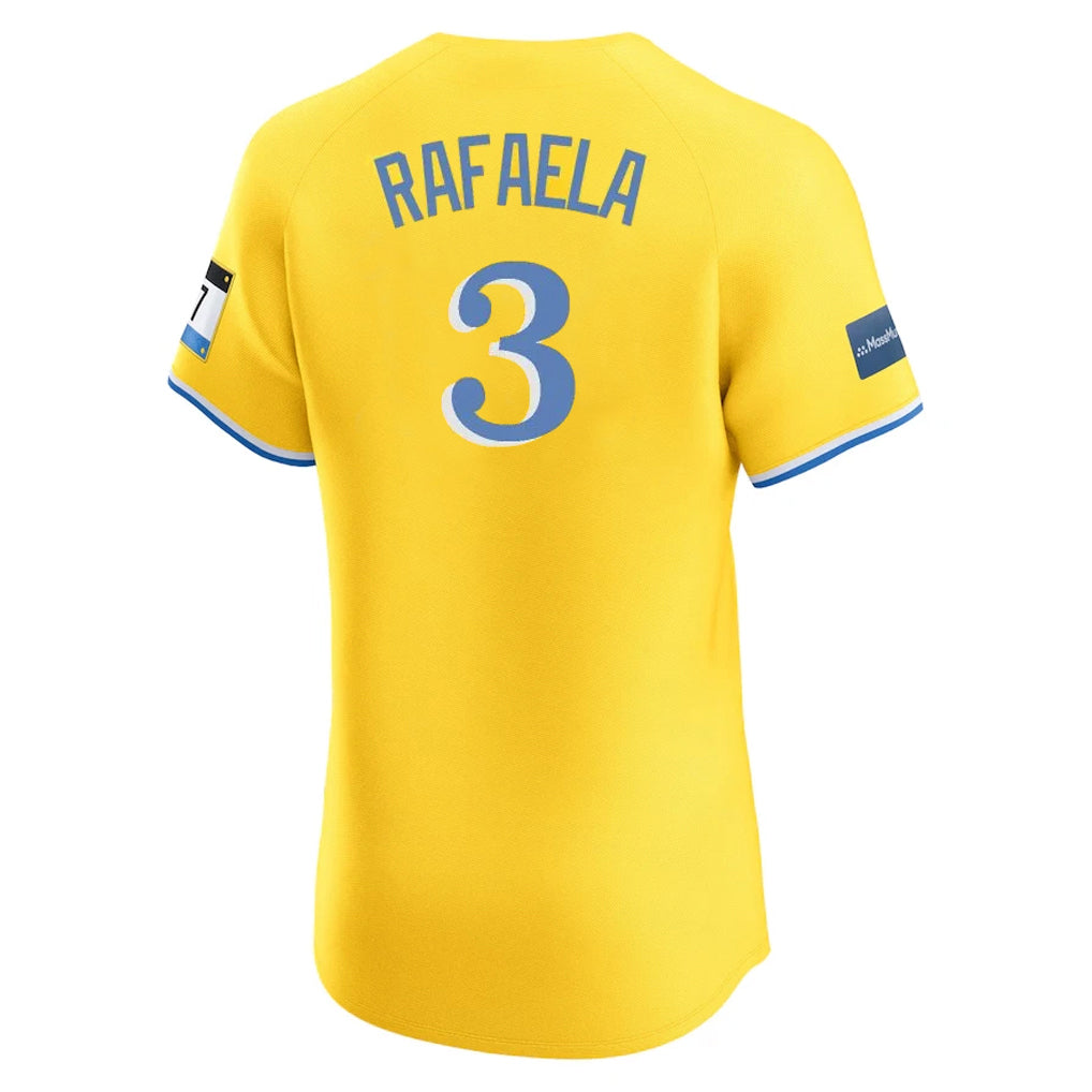 Arlishia B.Red Sox #3 Ceddanne Rafaela Player Yellow Limited Elite Home Game Stitched Jerseys