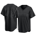 Arlishia B.Red Sox #49 Tim Wakefield Player Black T-shirt Home Game Stitched Jerseys